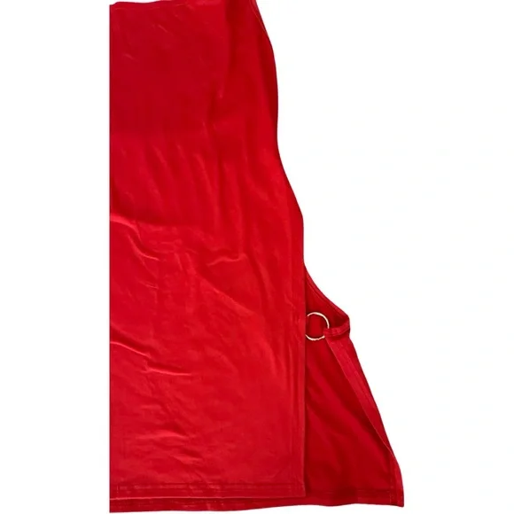 Red Halter Apron - Picture 3 of 9